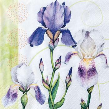 Iris - Servietten 33x33 cm