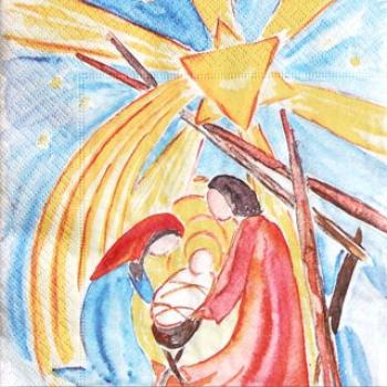Krippe | Jesu Geburt - Servietten 33x33 cm