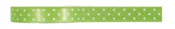 Mini dots hellgrün - Geschenkband