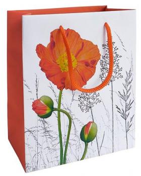 Orange poppy - Geschenktasche klein