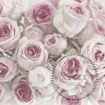 Pink Roses - Servietten 33x33 cm