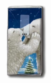 Polar bear kiss - Taschentücher