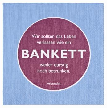Bankett - Servietten 33x33 cm