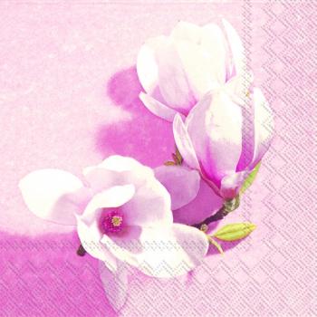 Soft Bloom | Magnolie - Servietten 33x33 cm