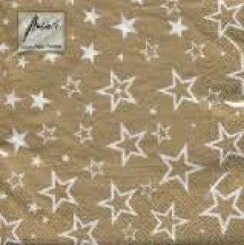 Starry sky gold - Servietten 33x33 cm