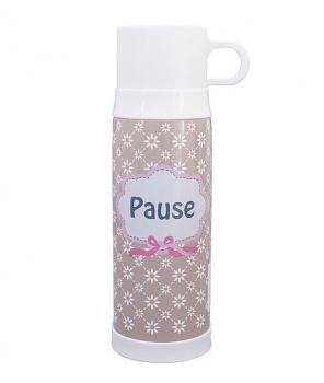 Thermosflasche - Pause - taupe