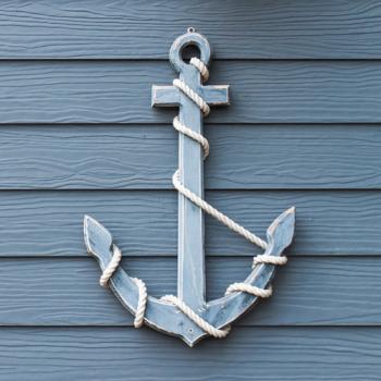 Wooden anchor - Servietten 33x33 cm