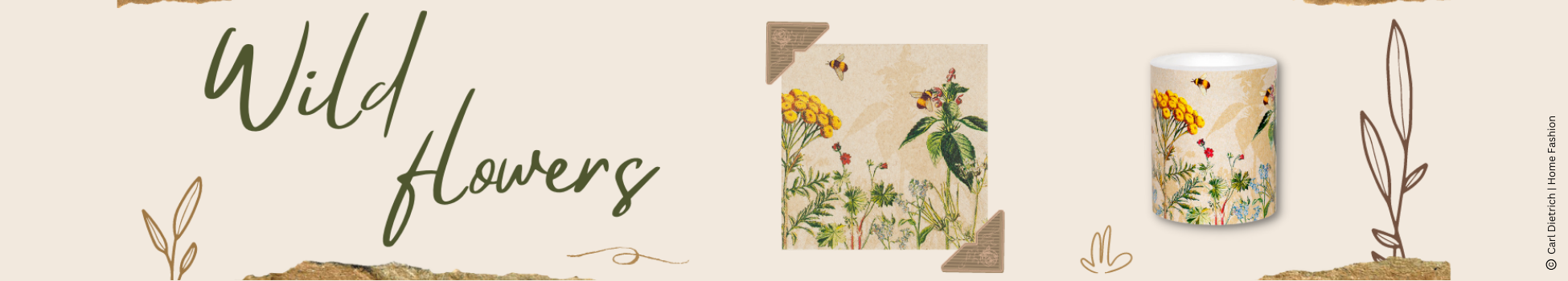 Wildblumen Dekoration online kaufen